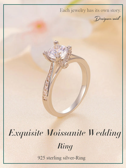 Fine - Moissanite Ring (1ct)