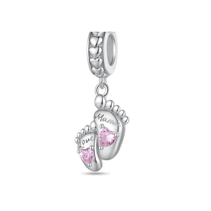 Baby foot print - charm pendant