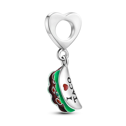 I love Taco - charm pendant