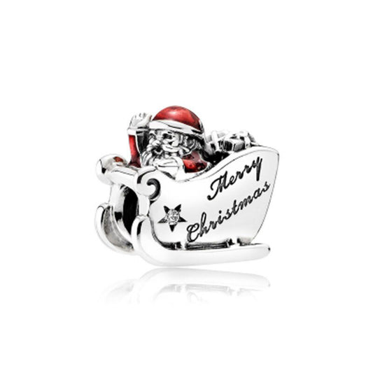 Santa Claus in a sleigh - Charm