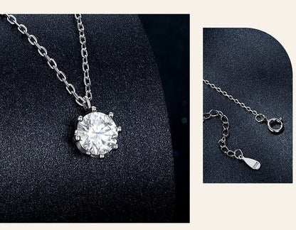 little star - moissanite necklace