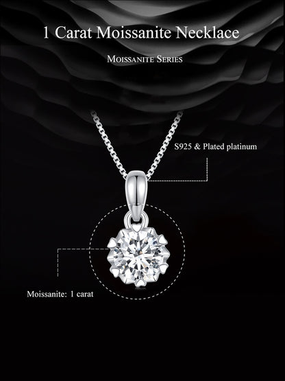 Star - Moissanite Necklace (1ct)