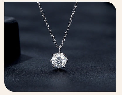 little star - moissanite necklace