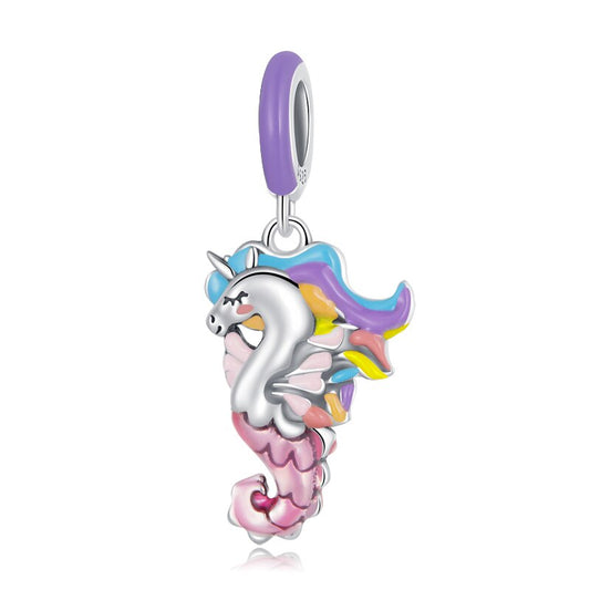 Seahorse Unicorn - Charm Pendant