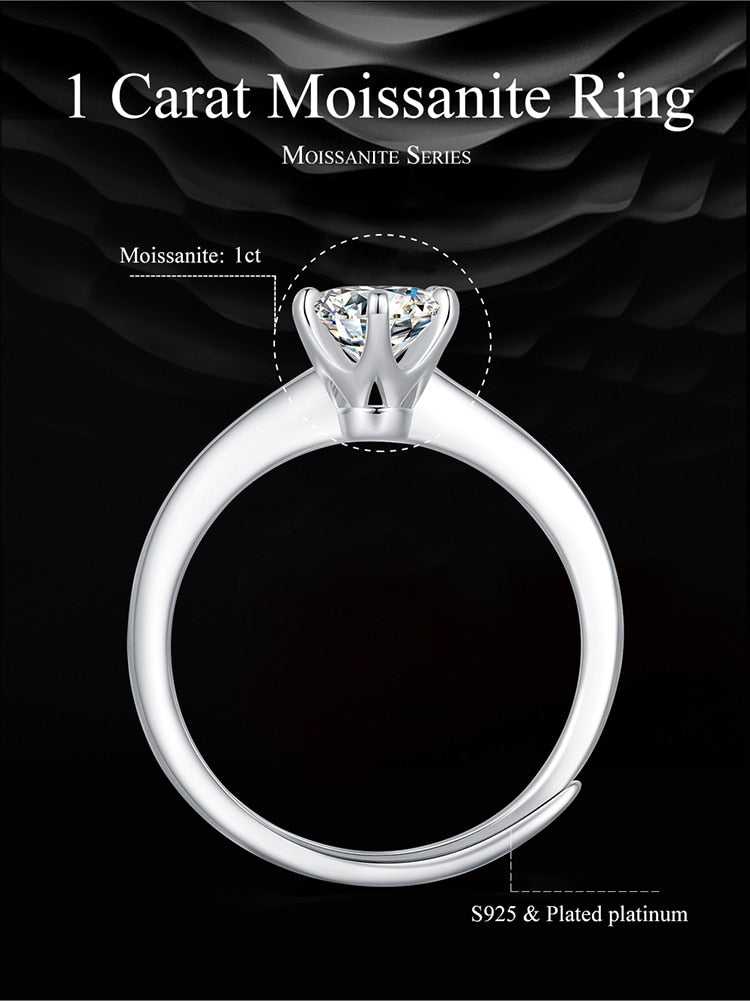 Moissanite ring deals deutsch