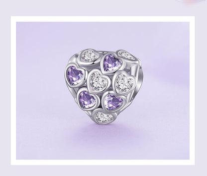 infinite love heart - charm