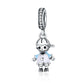 little boy with cap - charms pendant