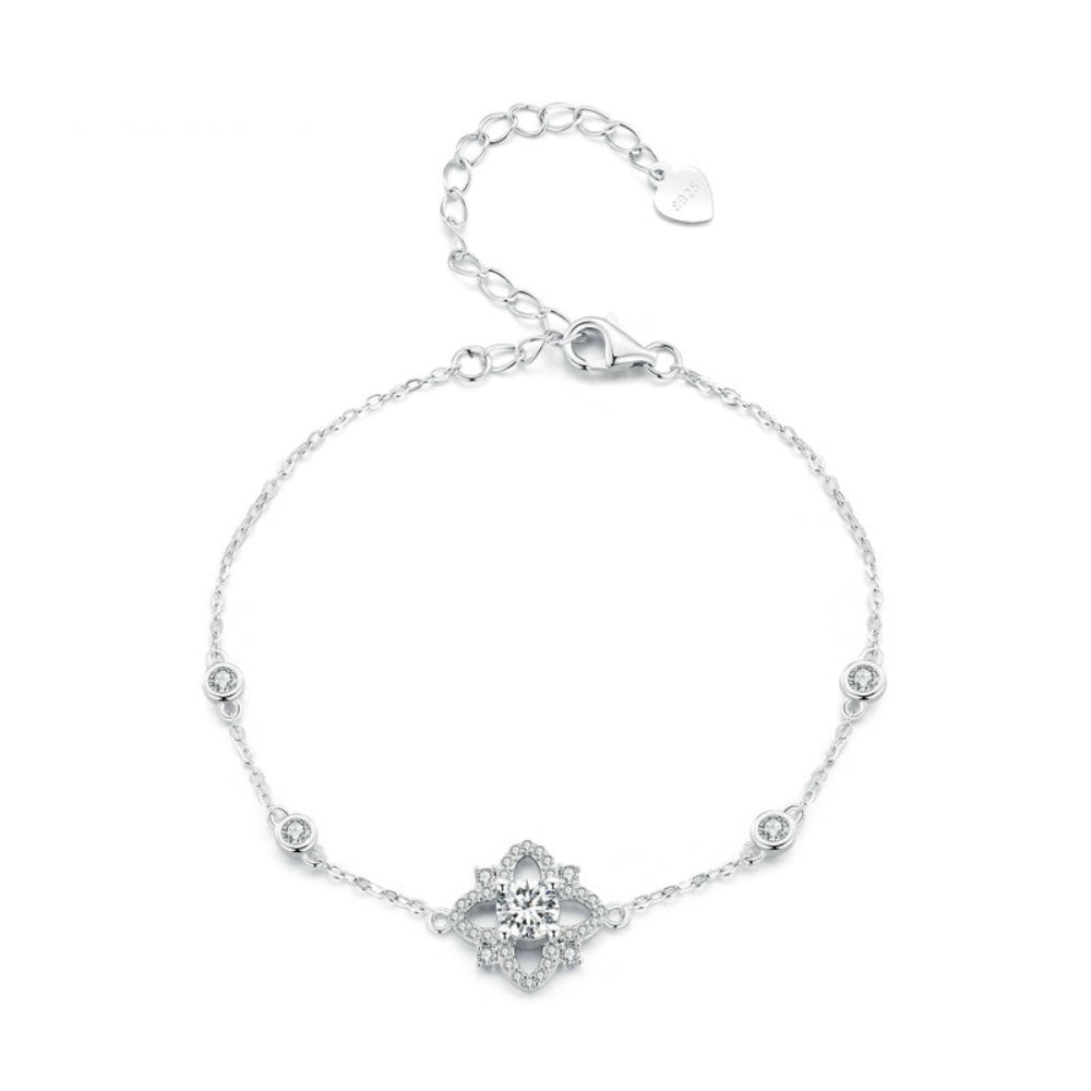 Luxury flower - Moissanite Armband