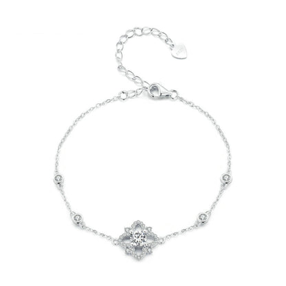 Luxury flower - Moissanite bracelet