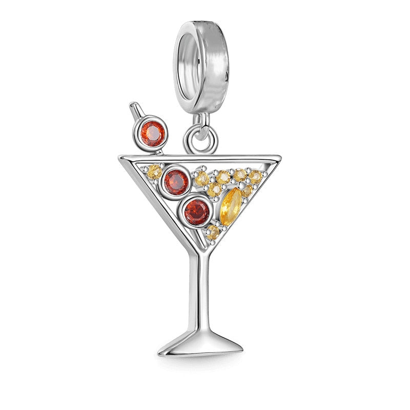 Cocktail - charm pendant