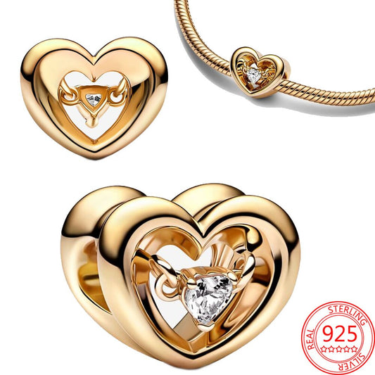 wonderful Heart gold - Charm