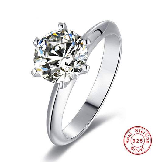 sparkling crown with moissanite - rings