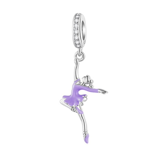 Ballet dancer - charm pendant