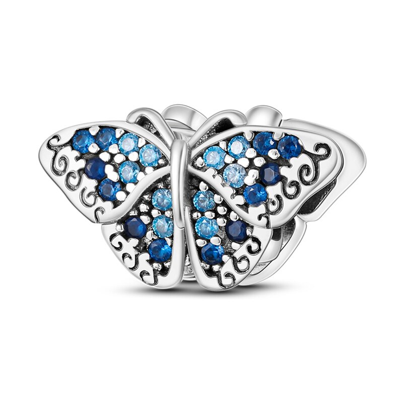 blue butterfly - charm