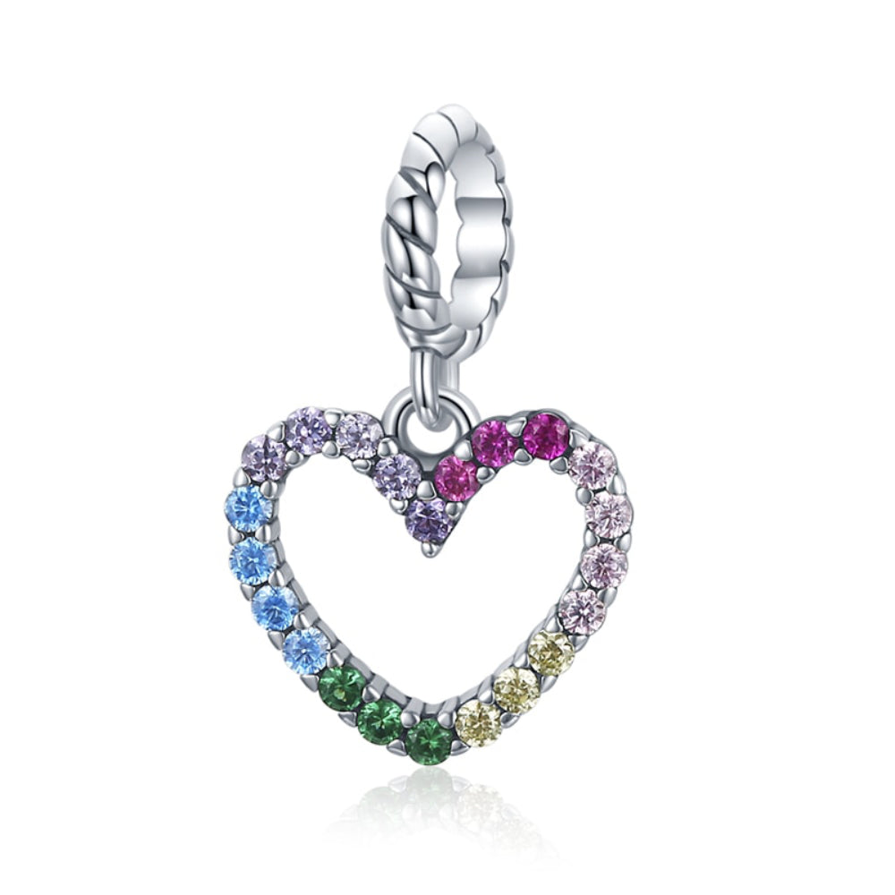 Colorful love - charm pendant