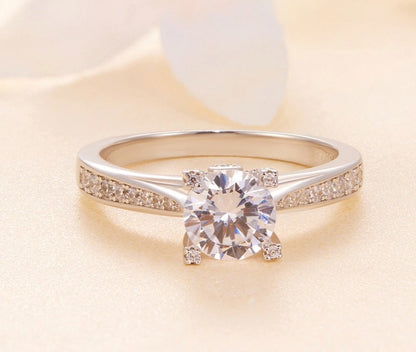 Fine - Moissanite Ring (1ct)