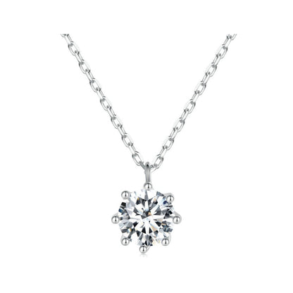 little star - moissanite necklace