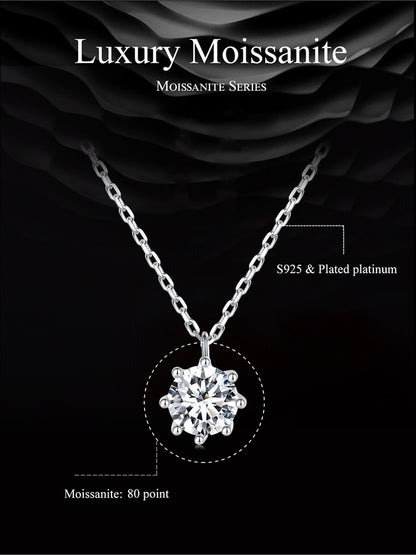 little star - moissanite necklace