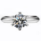 sparkling crown with moissanite - rings