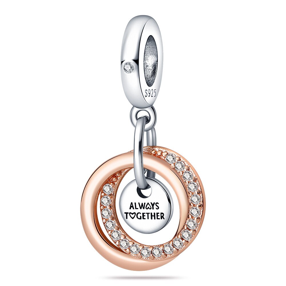 always together - charm pendant