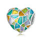 Stained Glass Heart - Charm