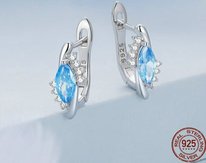 Blue Eyes - Earrings