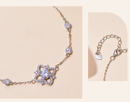 Luxury flower - Moissanite bracelet